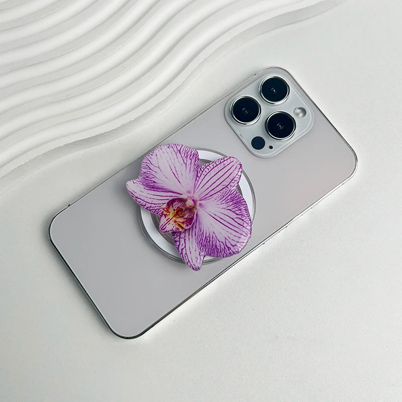 orchidėjos formos pop'as, aksesuaras nuo slydimo