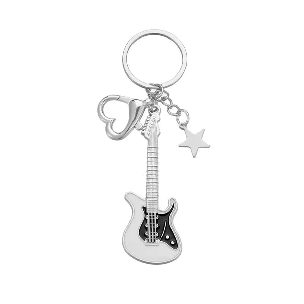 y2k stiliaus gitaros raktų/rankinuko pakabukas