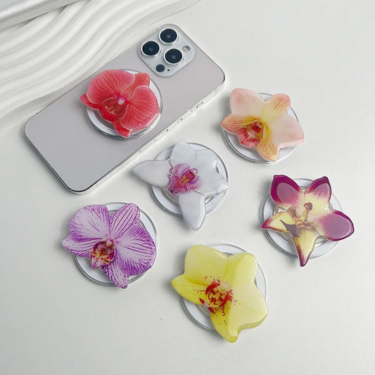 orchidėjos formos pop'as, aksesuaras nuo slydimo